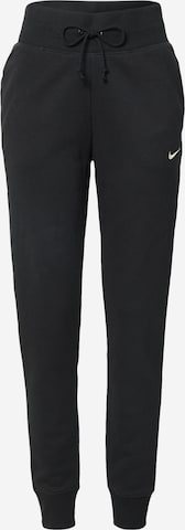 Tapered Pantaloni 'PHOENIX' de la Nike Sportswear pe negru: față