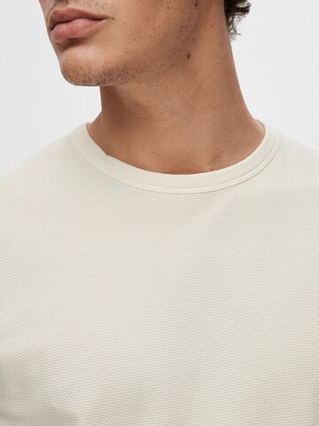 T-Shirt SELECTED HOMME en beige