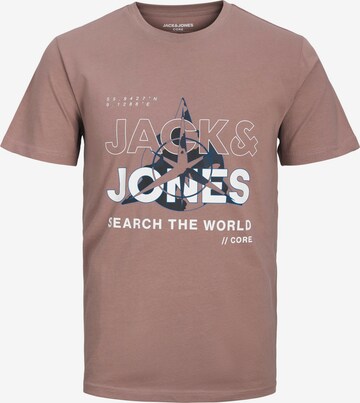 JACK & JONES Tričko 'Hunt' – fialová: přední strana