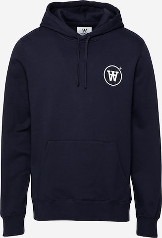 WOOD WOOD Sweatshirt 'Ian' in Blau: predná strana