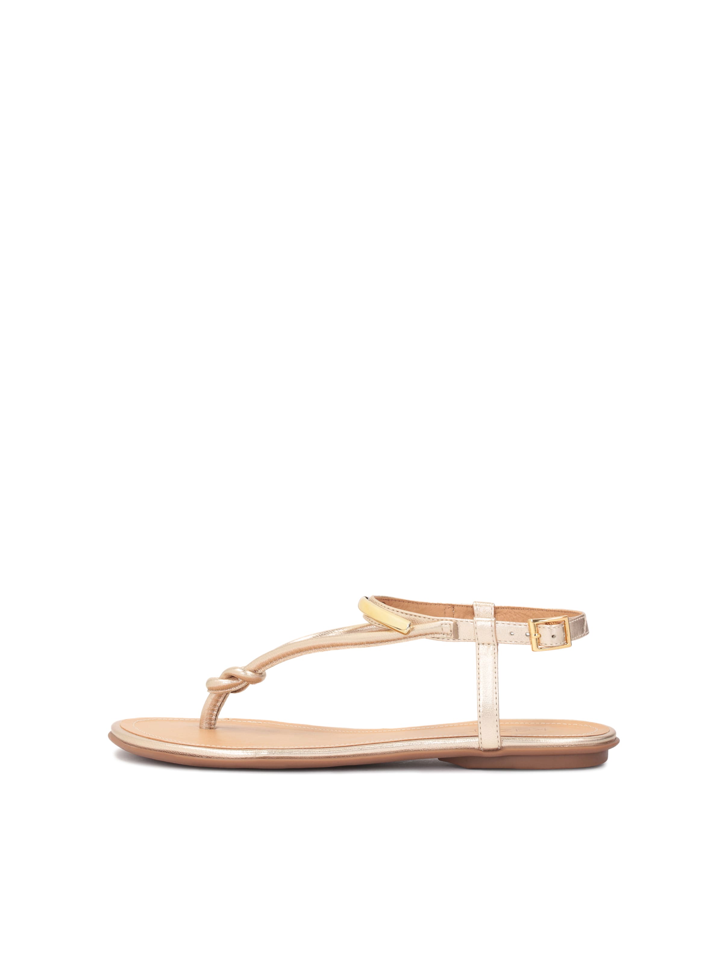 Kazar Σαγιονάρες διχαλωτές σε χρυσό: μπροστά