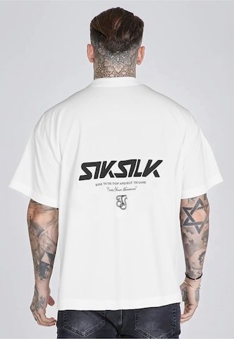 SikSilk - Camiseta en blanco: frente