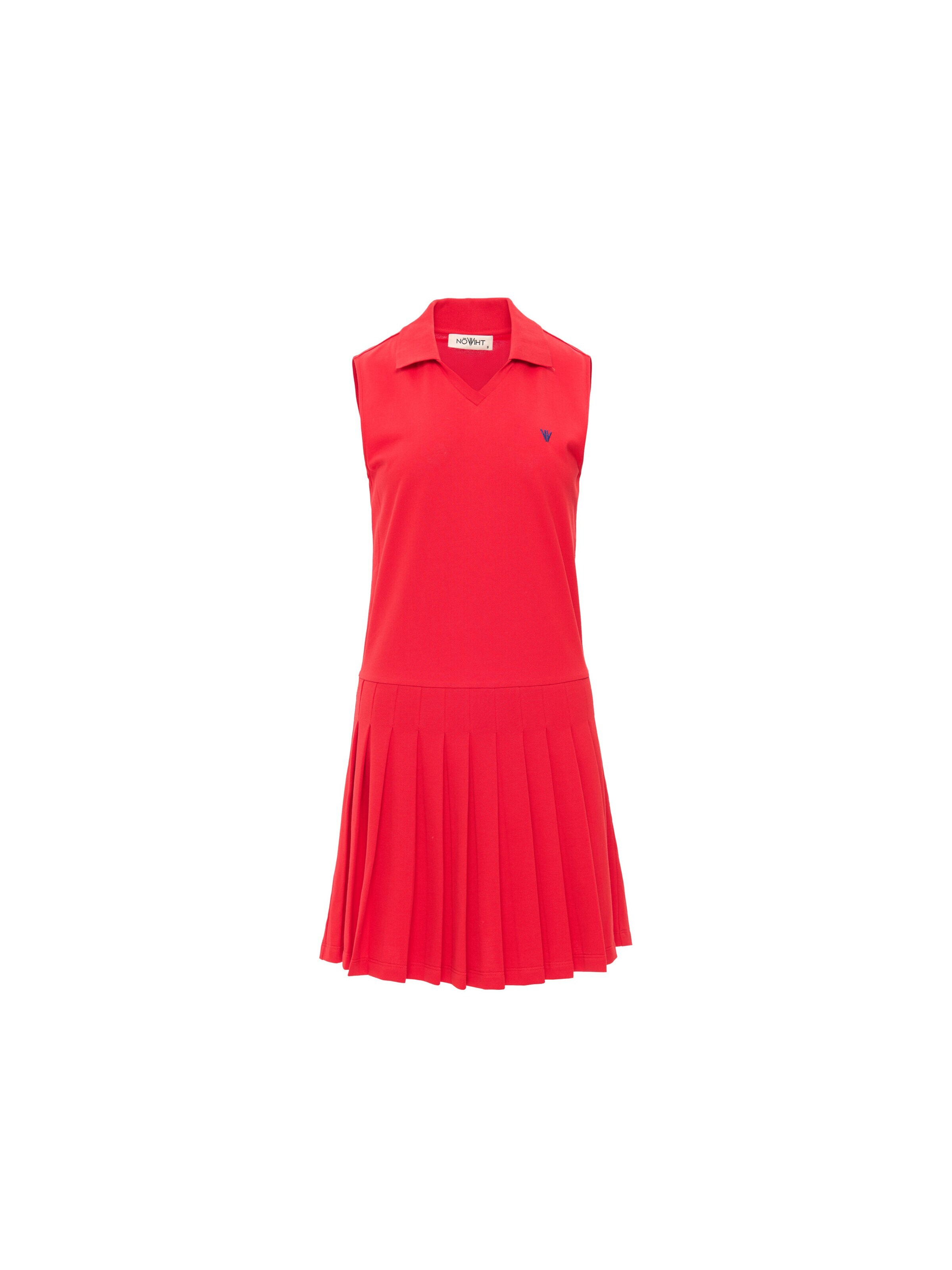 NOWIHT Jurk 'Allegra' in Rood: voorkant