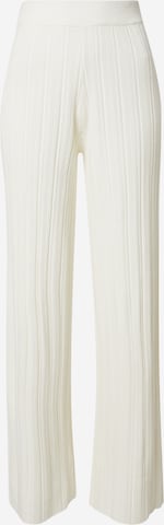 ABOUT YOU x Marie von Behrens Wide leg Trousers 'Paige' in White: front