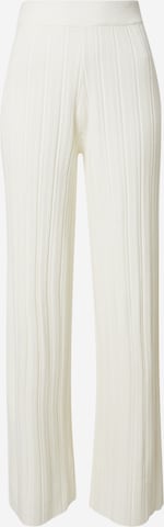 ABOUT YOU x Marie von Behrens Wide leg Pants 'Paige' in White: front