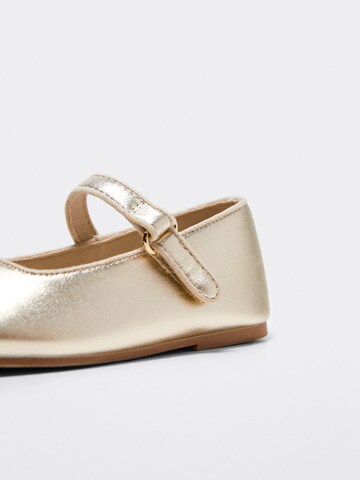 MANGO KIDS Ballerina's in Goud