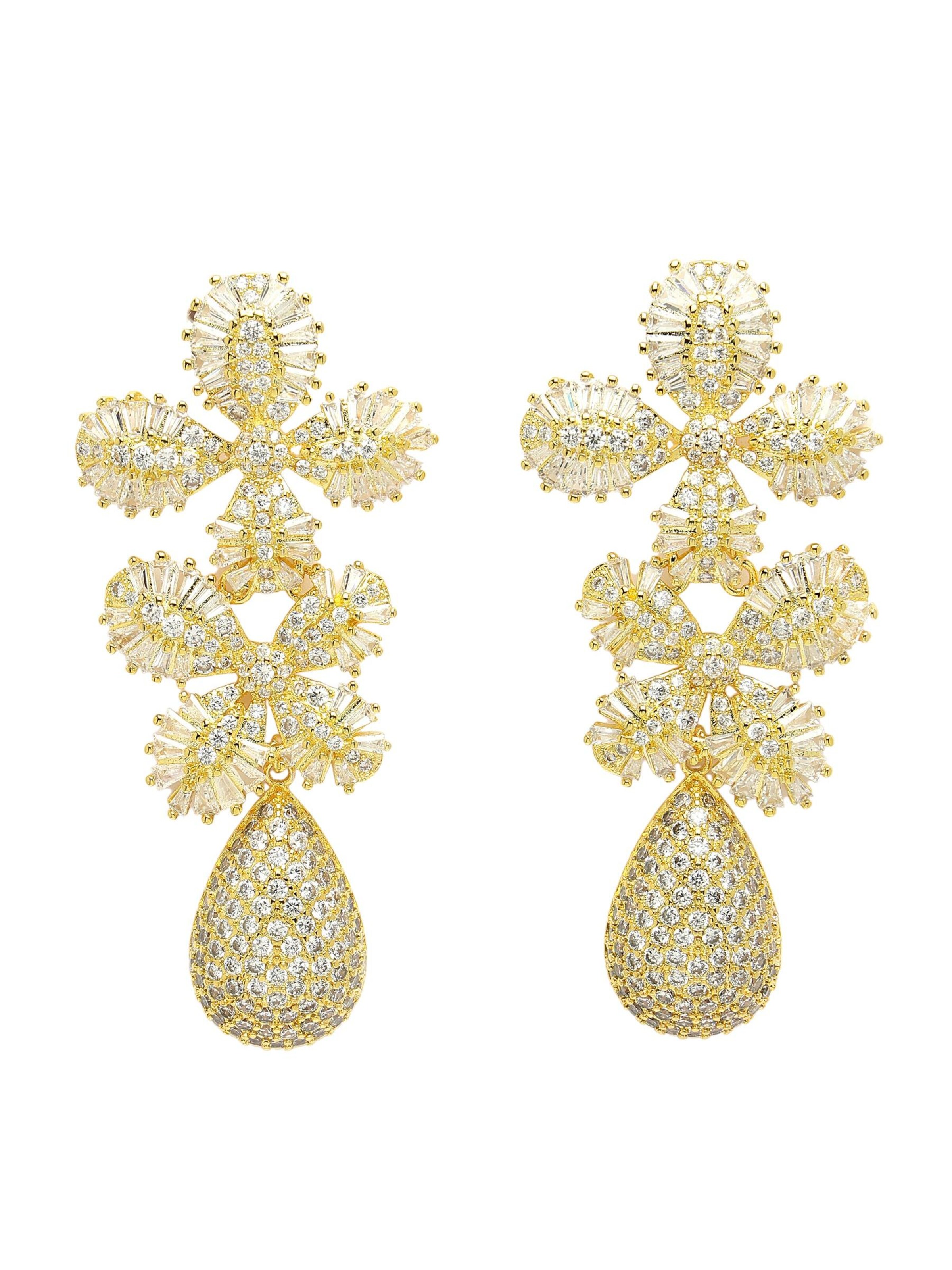 AVANT-GARDE PARIS Oorbellen 'Terezasa' in Goud: voorkant