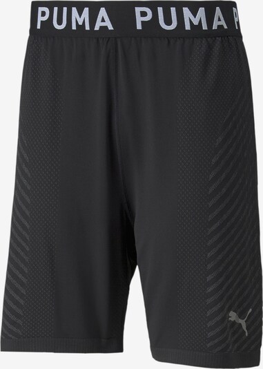 Pantaloni sport PUMA pe negru / alb, Vizualizare produs