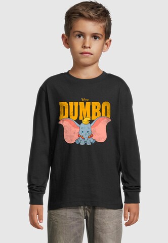 ABSOLUTE CULT Shirt 'Dumbo - Foil' in Schwarz: Vorderseite