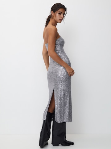 Pull&Bear Dress in Silver