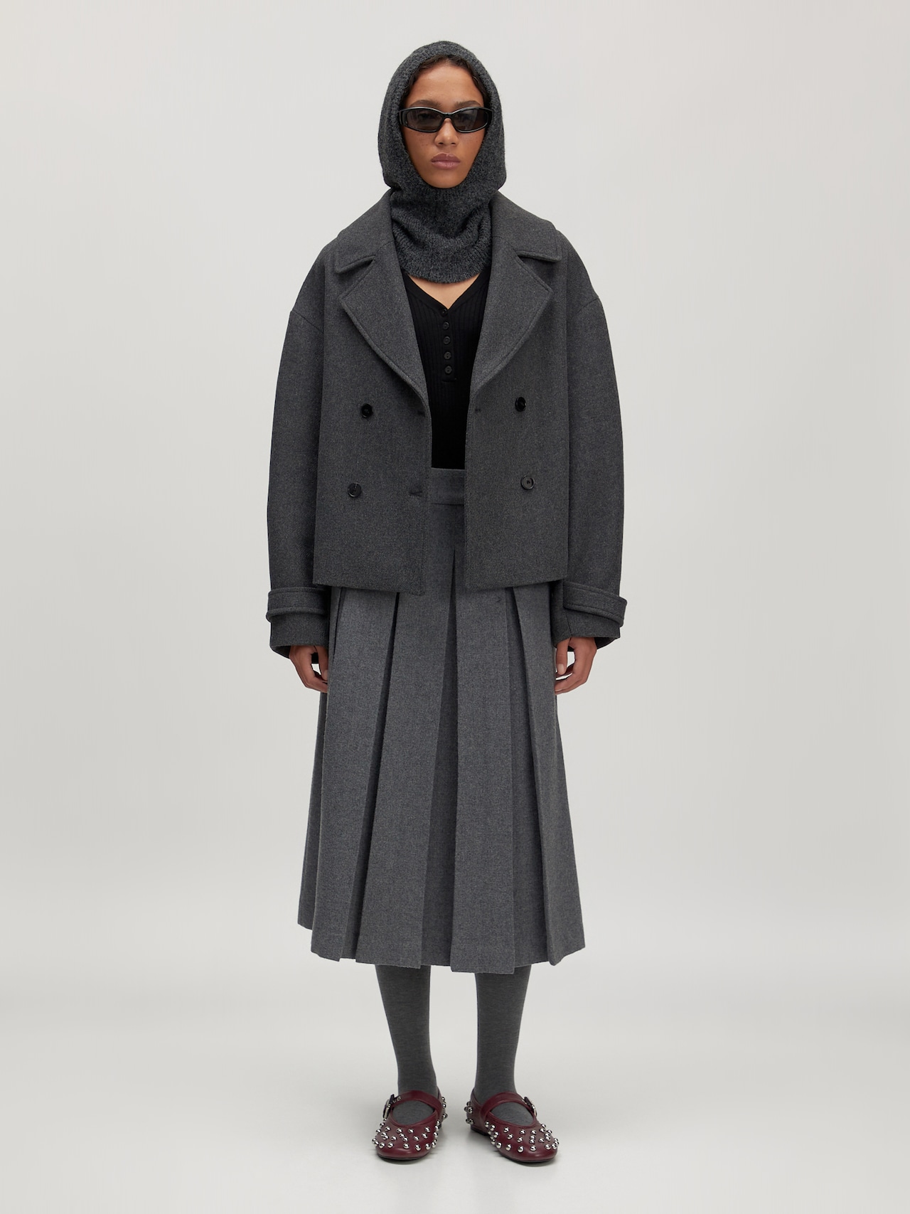 EDITED Giacca di mezza stagione 'Julie' grigio scuro