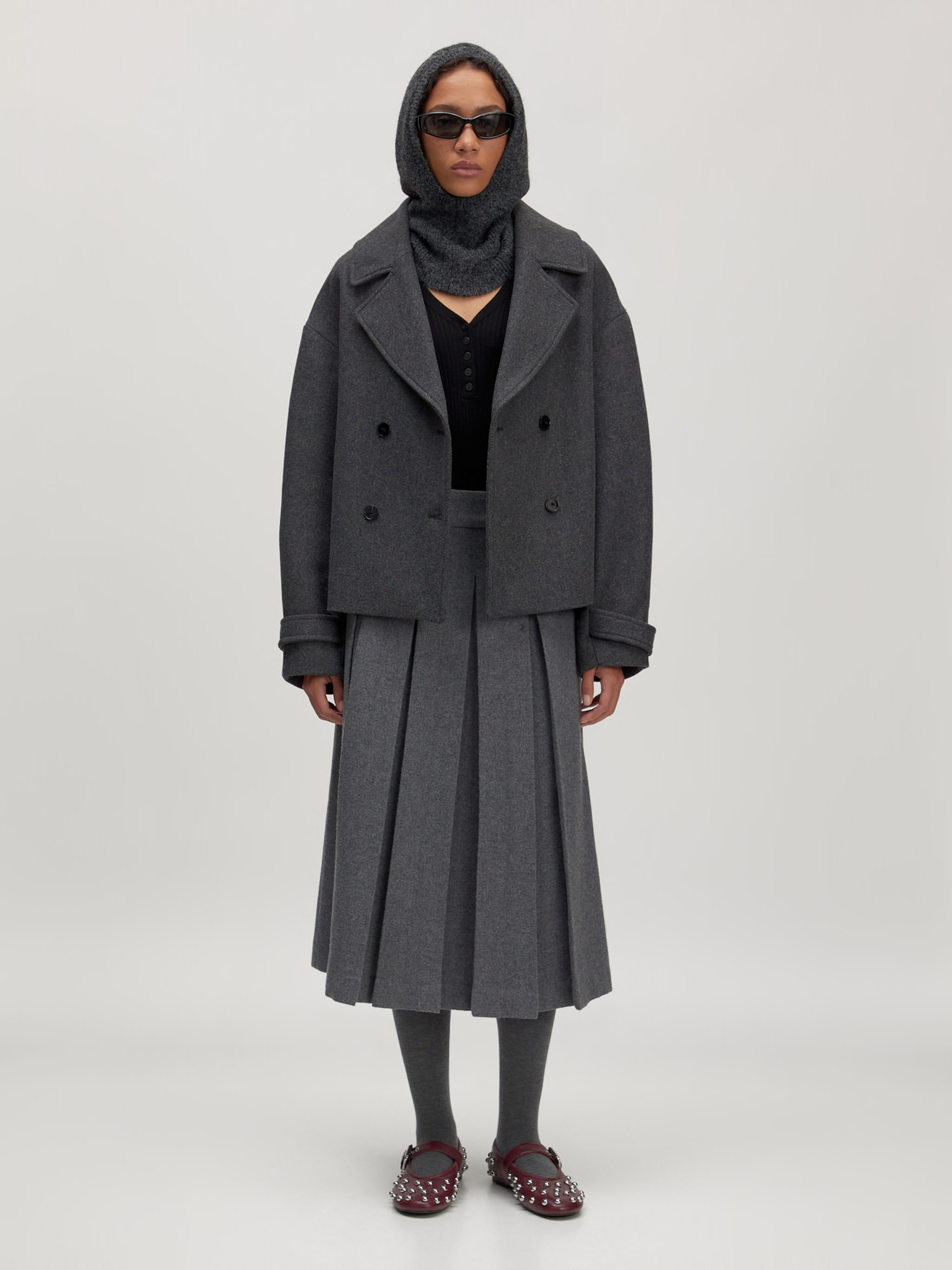 EDITED Productos Chaqueta de entretiempo 'Julie' gris oscuro