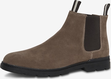 BLEND Chelsea boots in Groen: voorkant