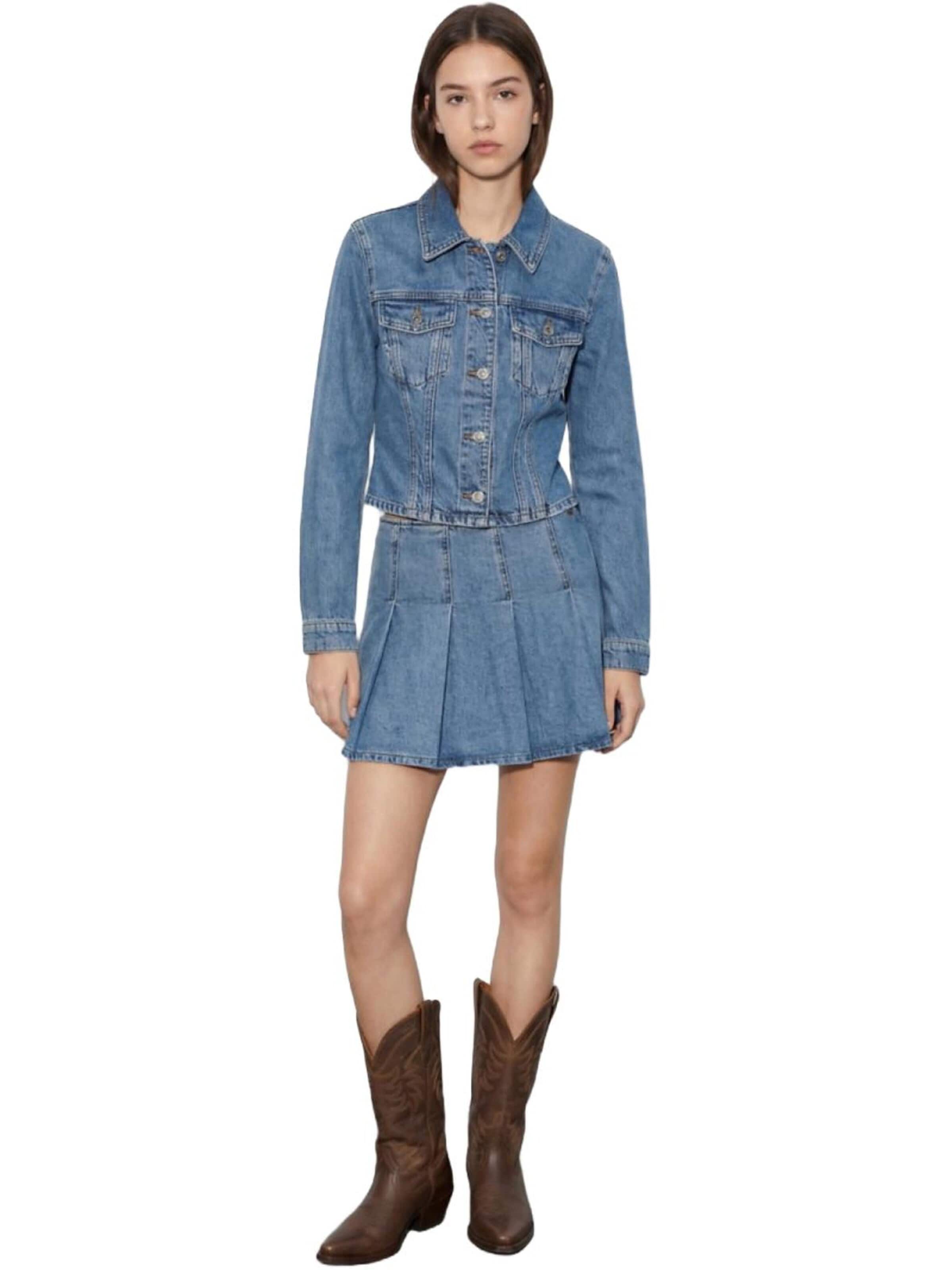 Gonna 'Rebella Mini Denim Skirt' di LTB Jeans in blu: frontale