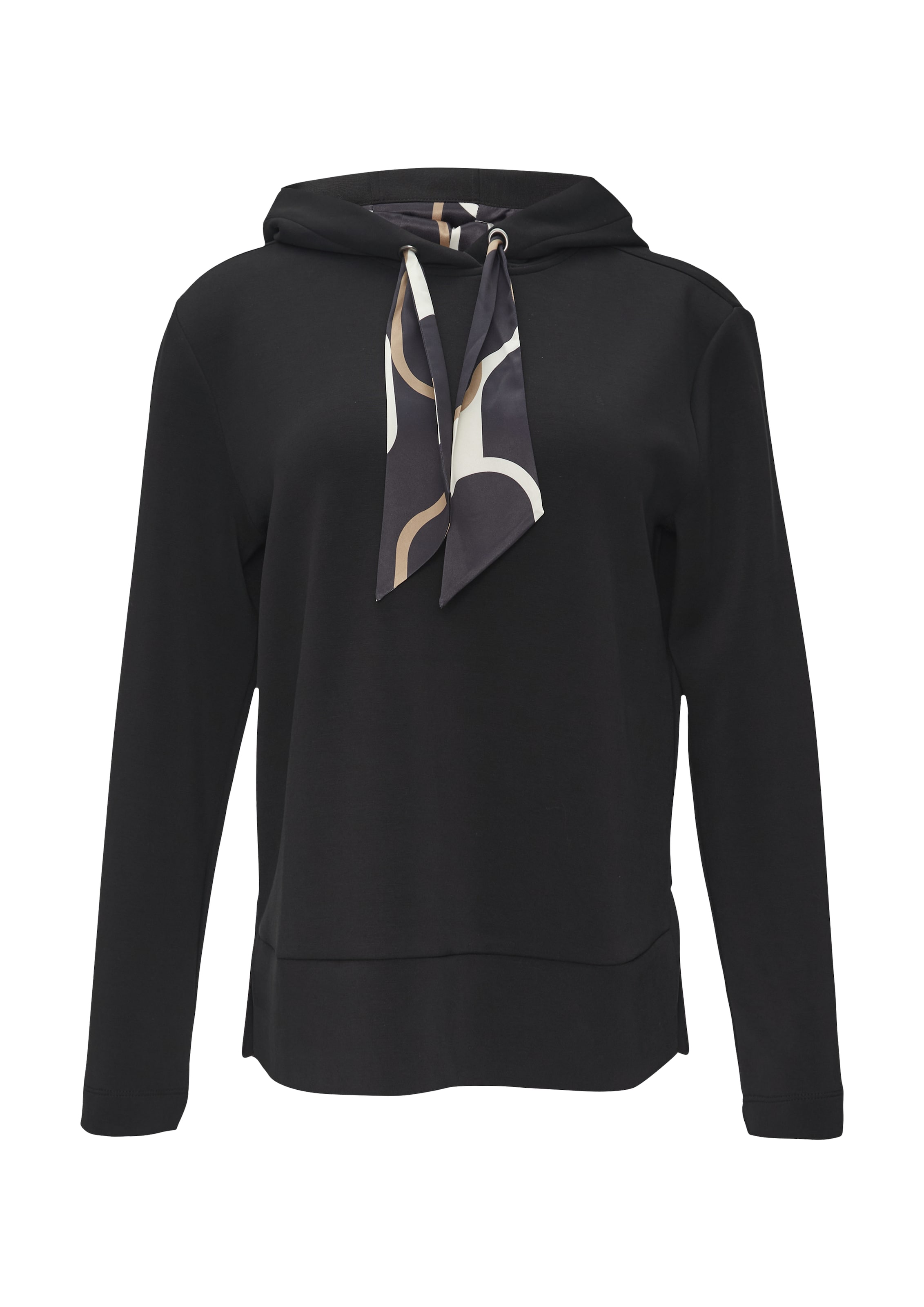 Sweat-shirt s.Oliver BLACK LABEL en noir : devant