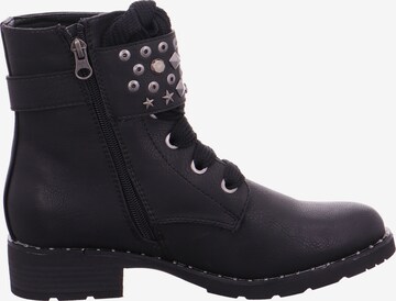 TOM TAILOR DENIM Stiefelette in Schwarz