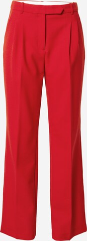 regular Pantaloni con pieghe 'Derby' di Designers Remix in rosso: frontale