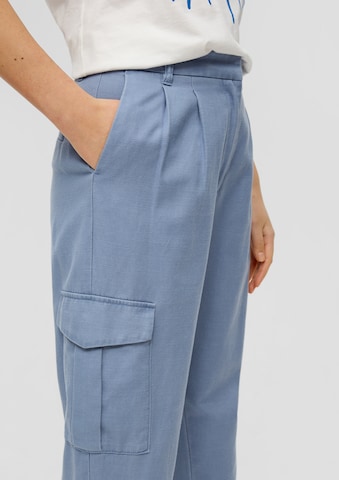 s.Oliver Tapered Cargohose in Blau