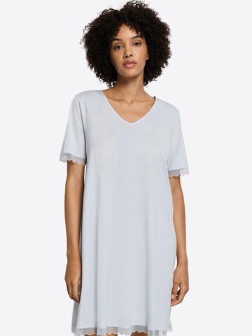 Chemise de nuit ' Inaya ' Hanro en bleu : devant