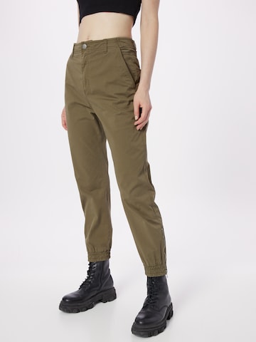 BOSS Tapered Hose 'Tajula' in Grün: Vorderseite