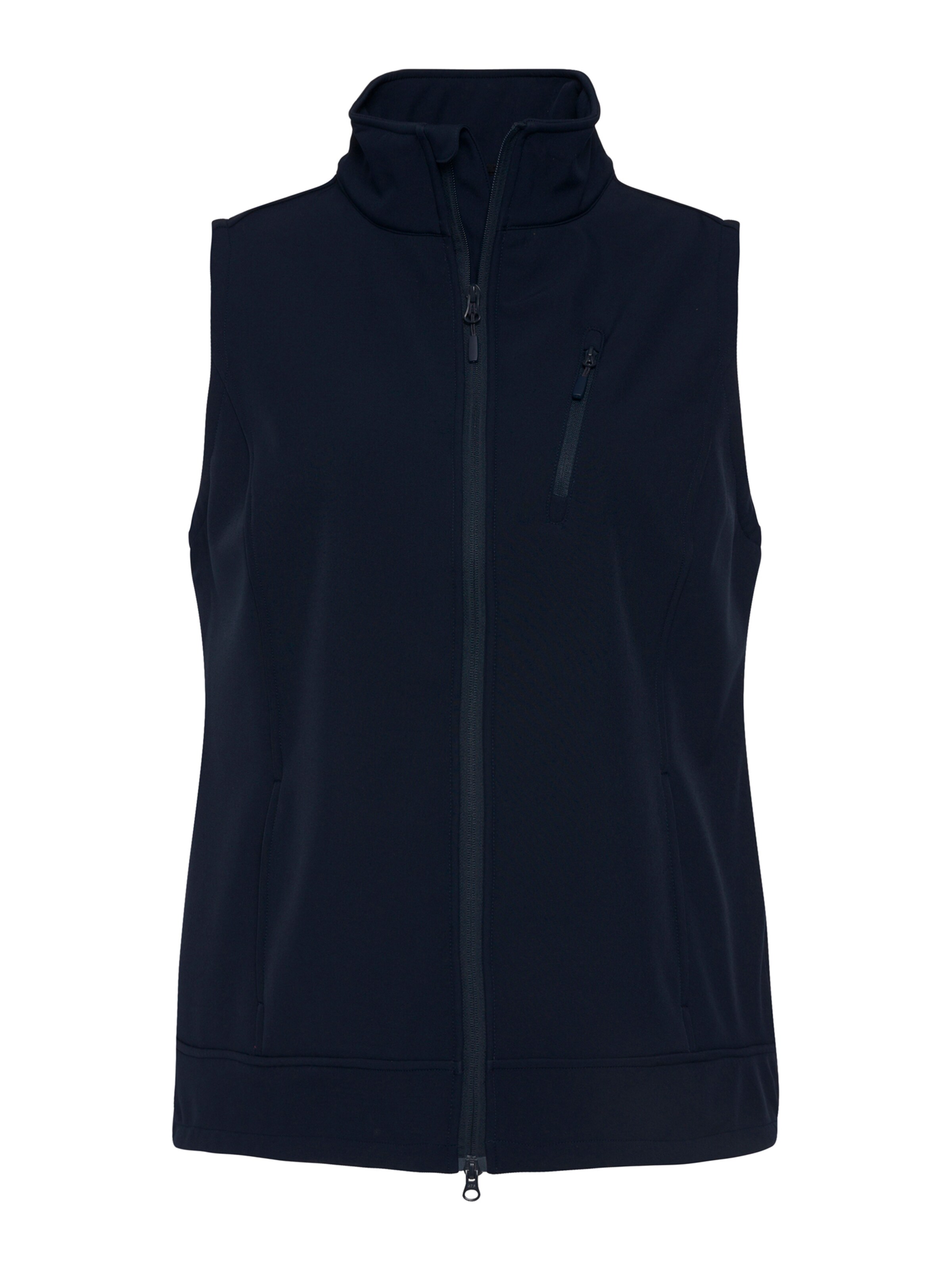 Ulla Popken Weste in Blau: Vorderseite