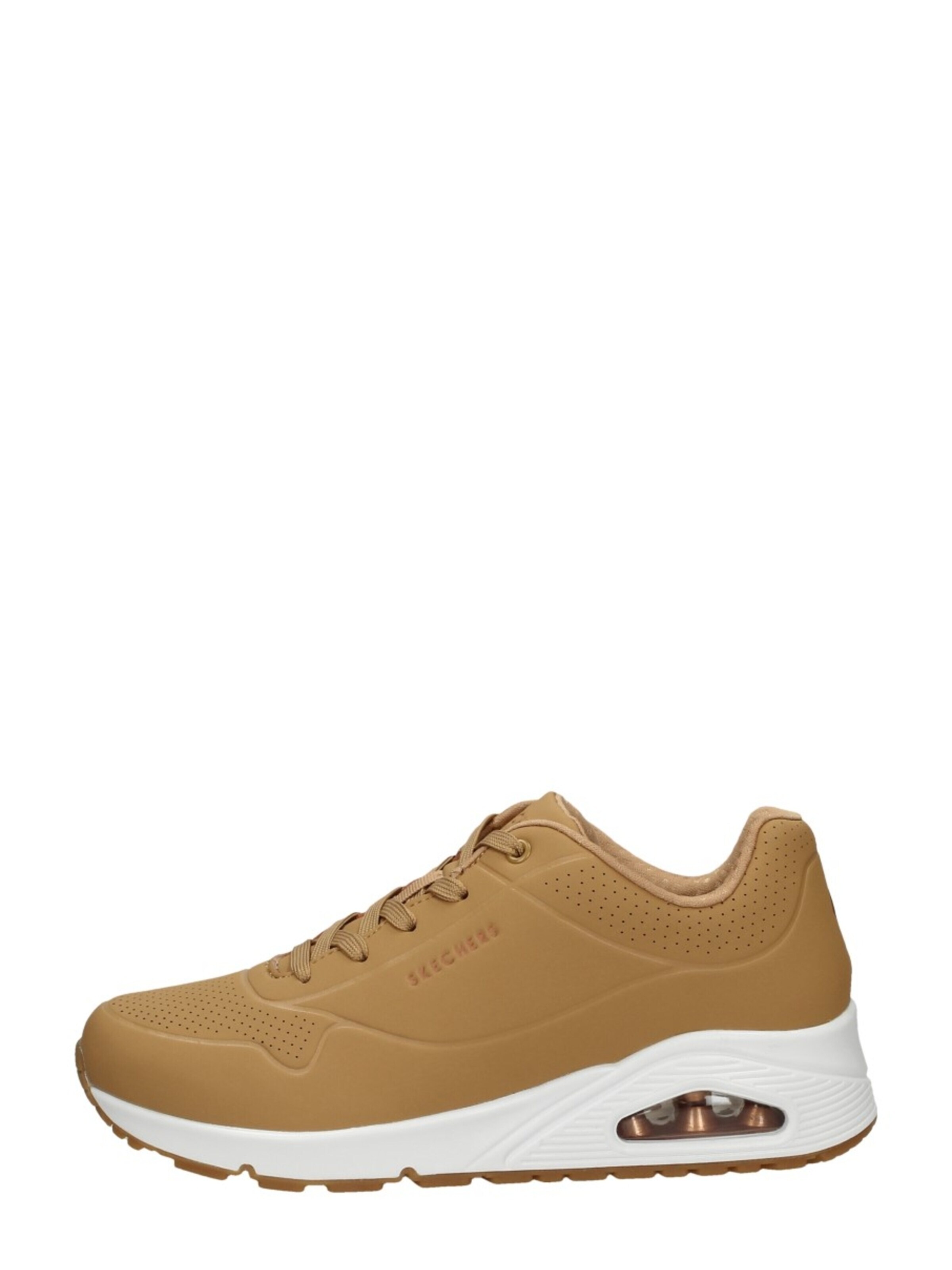 SKECHERS Sneakers laag 'Uno - Stand On Air' in Bruin: voorkant