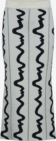 OBJECT - Falda 'Ray' en blanco: frente