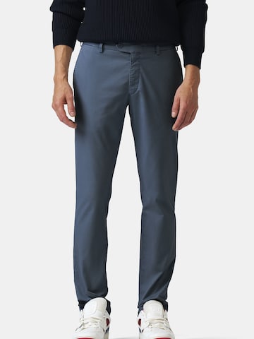MMX Germany Regular Chino 'Techno' in Blauw: voorkant