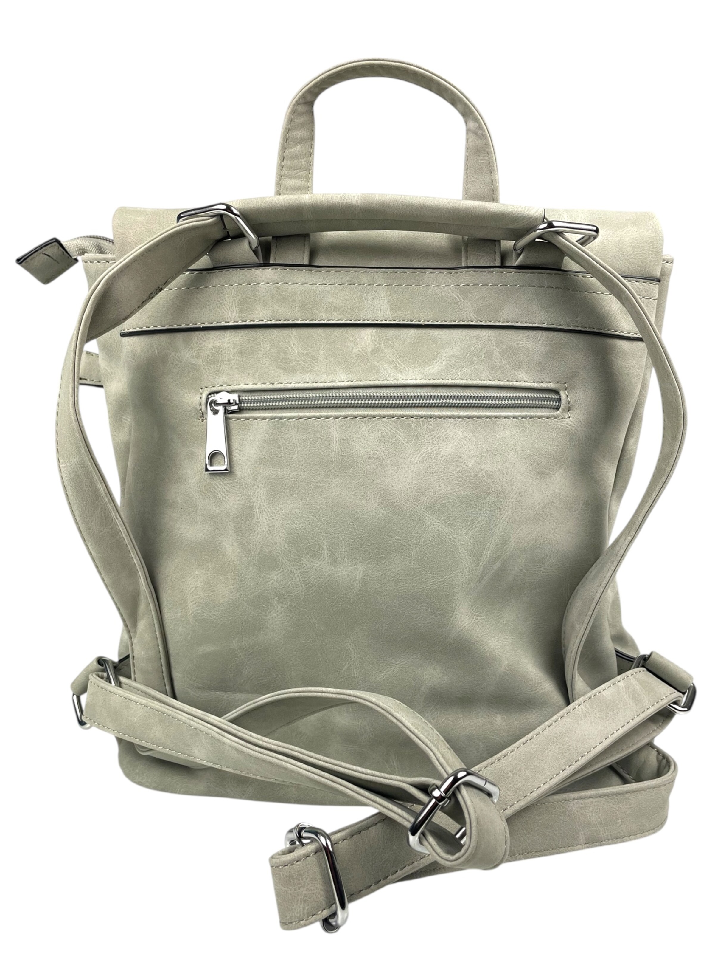 Kumixi Backpack '2in1 Rucksacktasche' in Silver