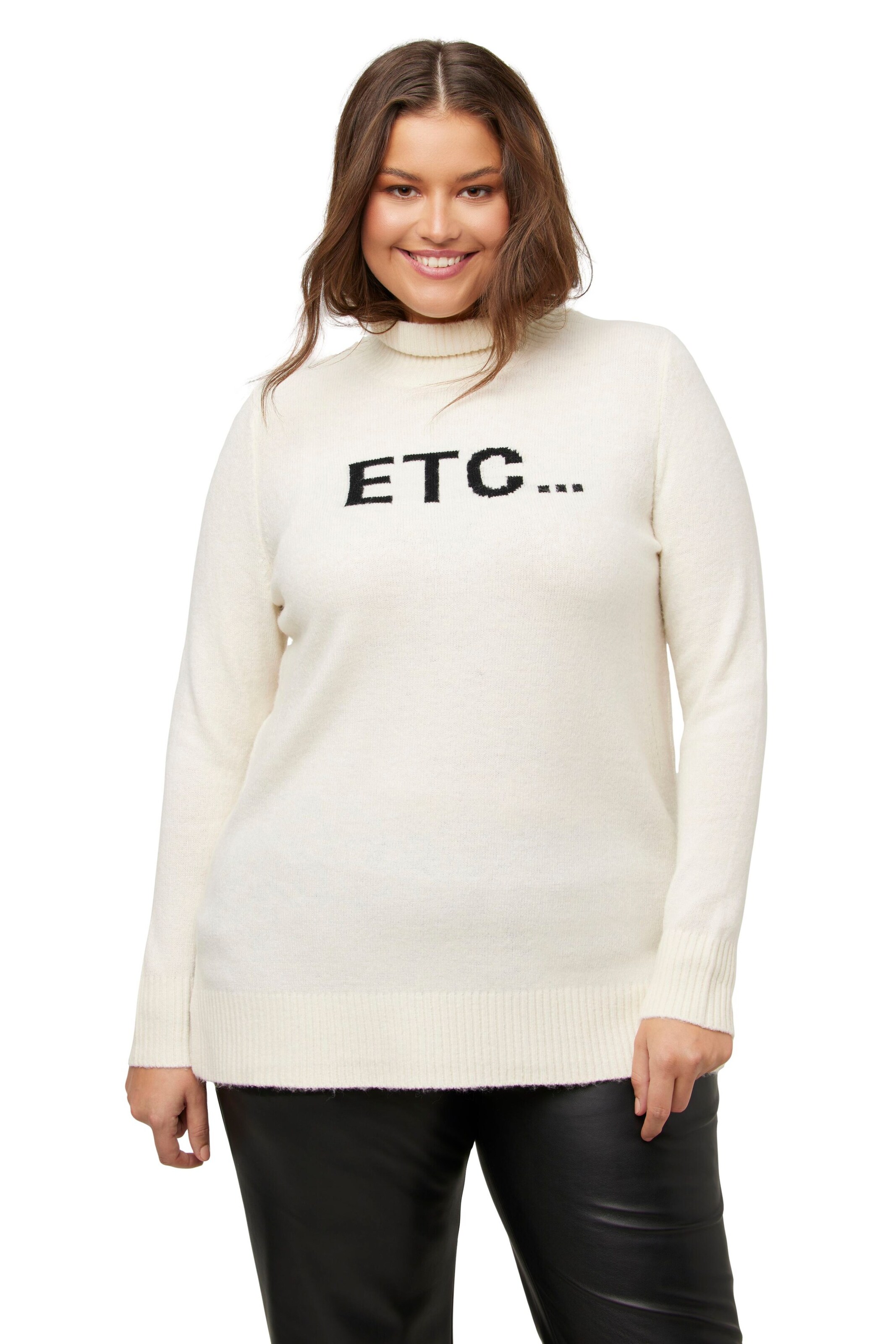 Ulla Popken Pullover in Beige: Vorderseite