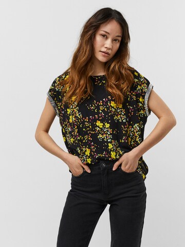 VERO MODA Shirt 'Ava' in Zwart: voorkant