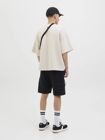 Loosefit Pantaloni cargo di JACK & JONES in nero
