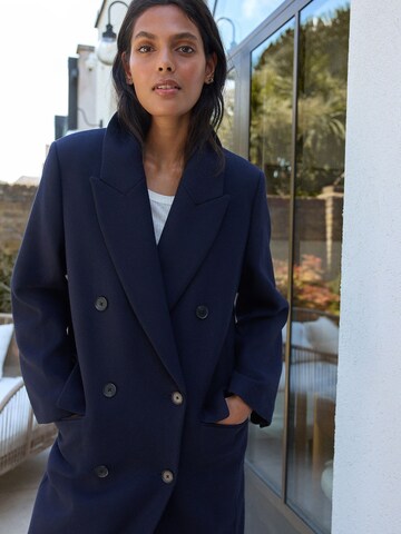 Next - Sobretudo meia-estação em azul