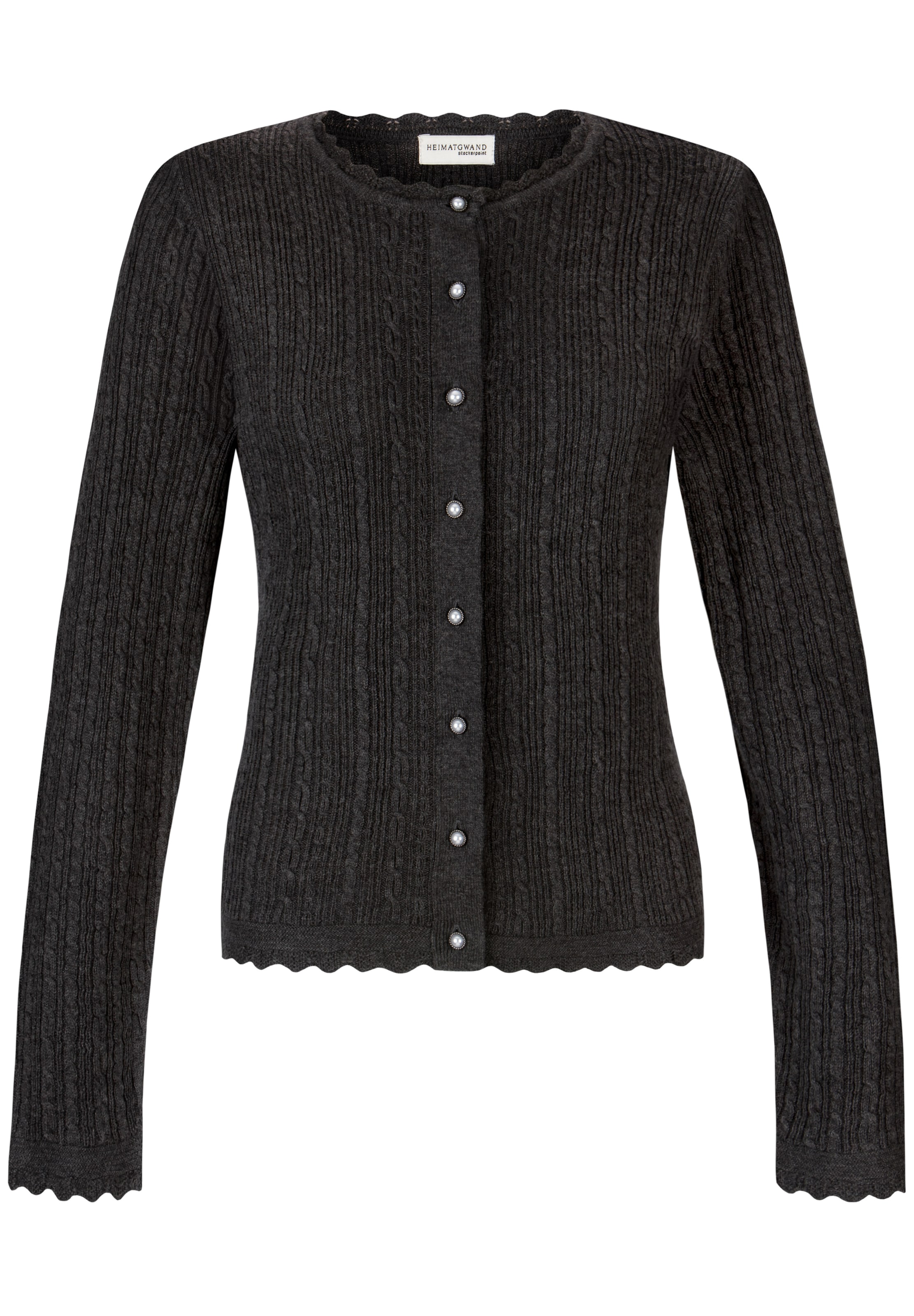 STOCKERPOINT Knit cardigan 'Jasmina' in Anthracite, Item view