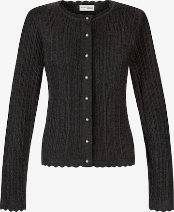 STOCKERPOINT Trachtenstrickjacke 'Jasmina' in Grau: Vorderseite