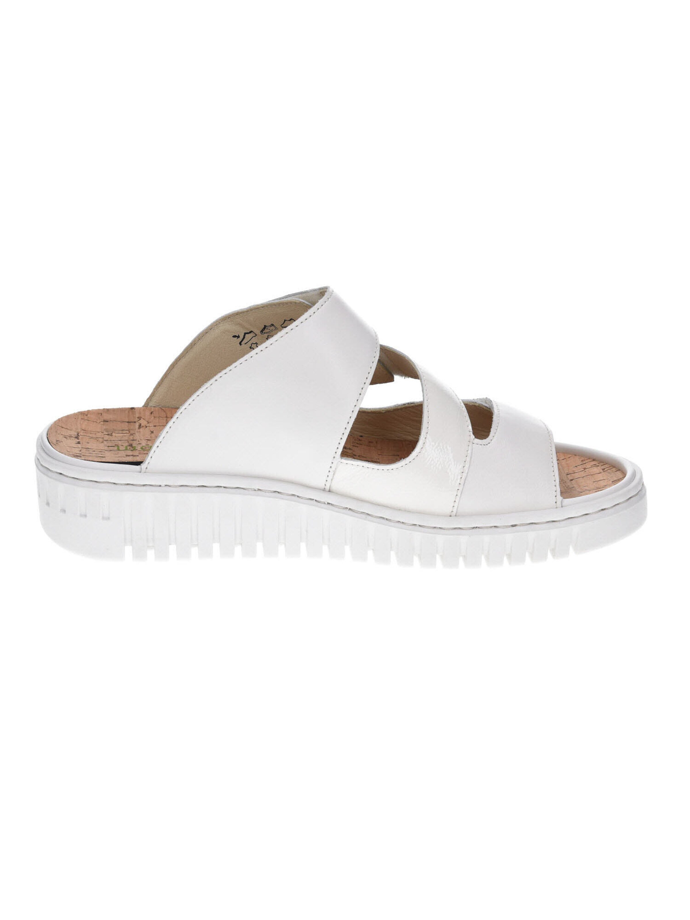 WALDLÄUFER Mules 'Willow' in White