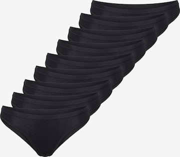 SLOGGI Slip 'GO Daily Cotton' in Black: front