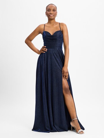 Luxuar Fashion Abendkleid ' ' in Blau: Vorderseite