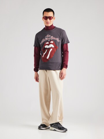 Regular fit Maglietta 'ROLLING STONES VINTAGE TONGUE' di AMPLIFIED in grigio