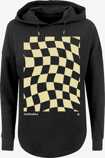 F4NT4STIC Sweatshirt in hellgelb / schwarz, Produktansicht