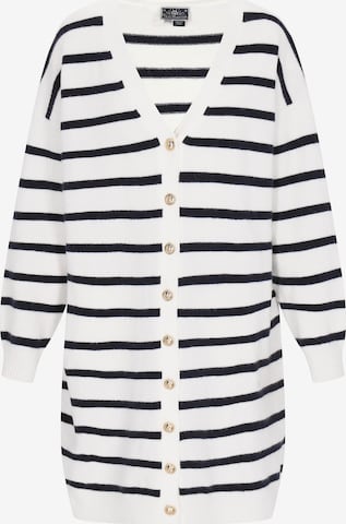 DreiMaster Maritim Вязаная кофта в Белый: спереди