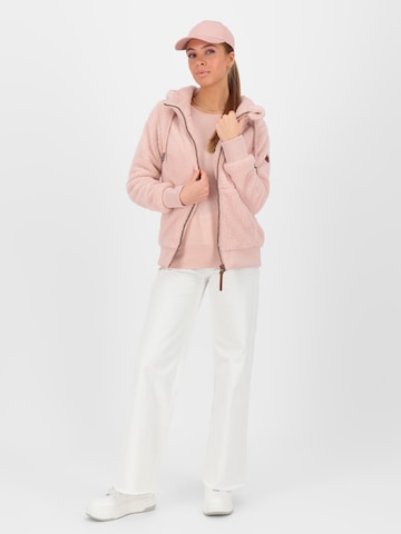 Jachetă  fleece 'Tabea' de la Alife and Kickin pe roz