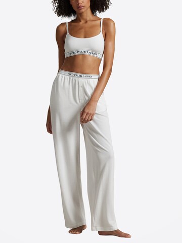 Pantalon de pyjama ' Knit Oxford ' Polo Ralph Lauren en blanc