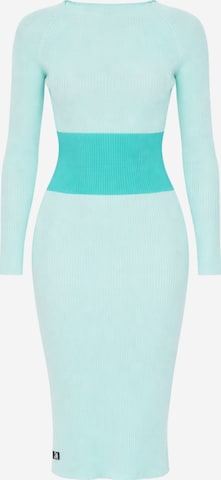 Süel knitwear - Vestido de punto en verde: frente