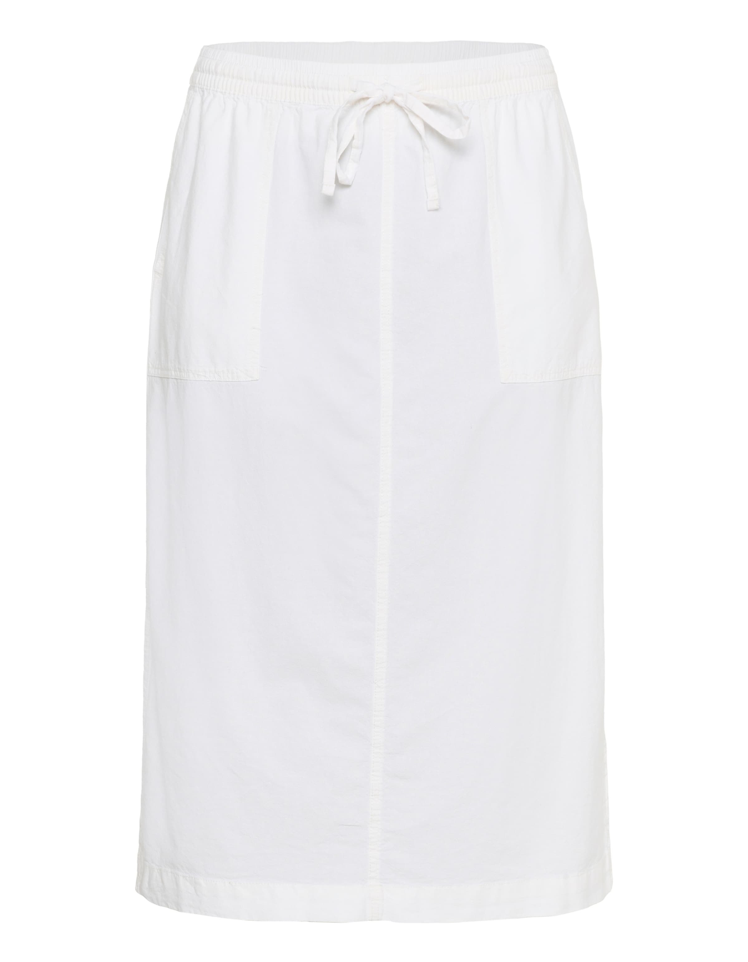 KAFFE CURVE Nederdel 'KCNana' i hvid: forside