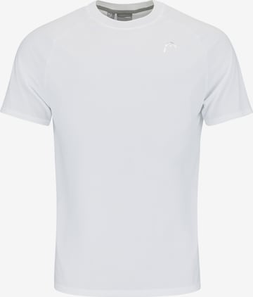 HEAD - Camiseta funcional 'Performance' en blanco: frente