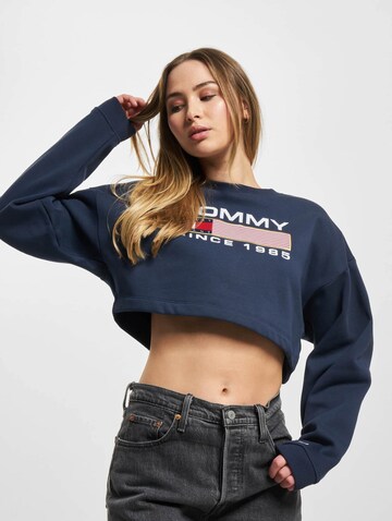 Felpa 'Modern Super' di Tommy Jeans in blu: frontale