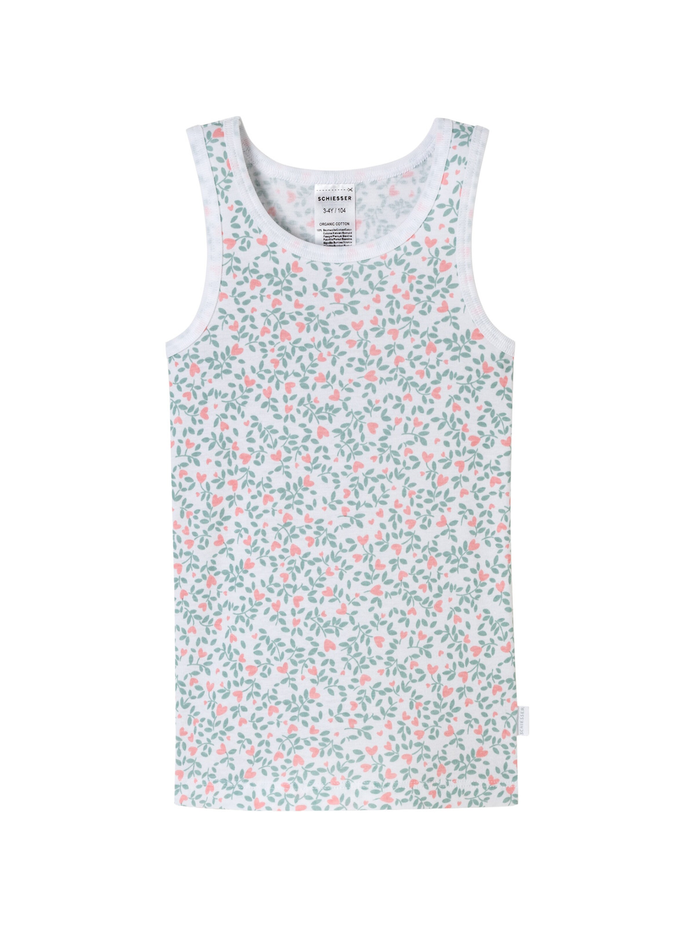 Maillot de corps 'Fine Rib' SCHIESSER en vert