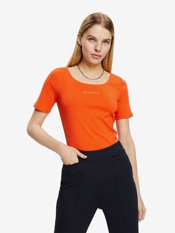 ESPRIT Shirt in Oranje: voorkant