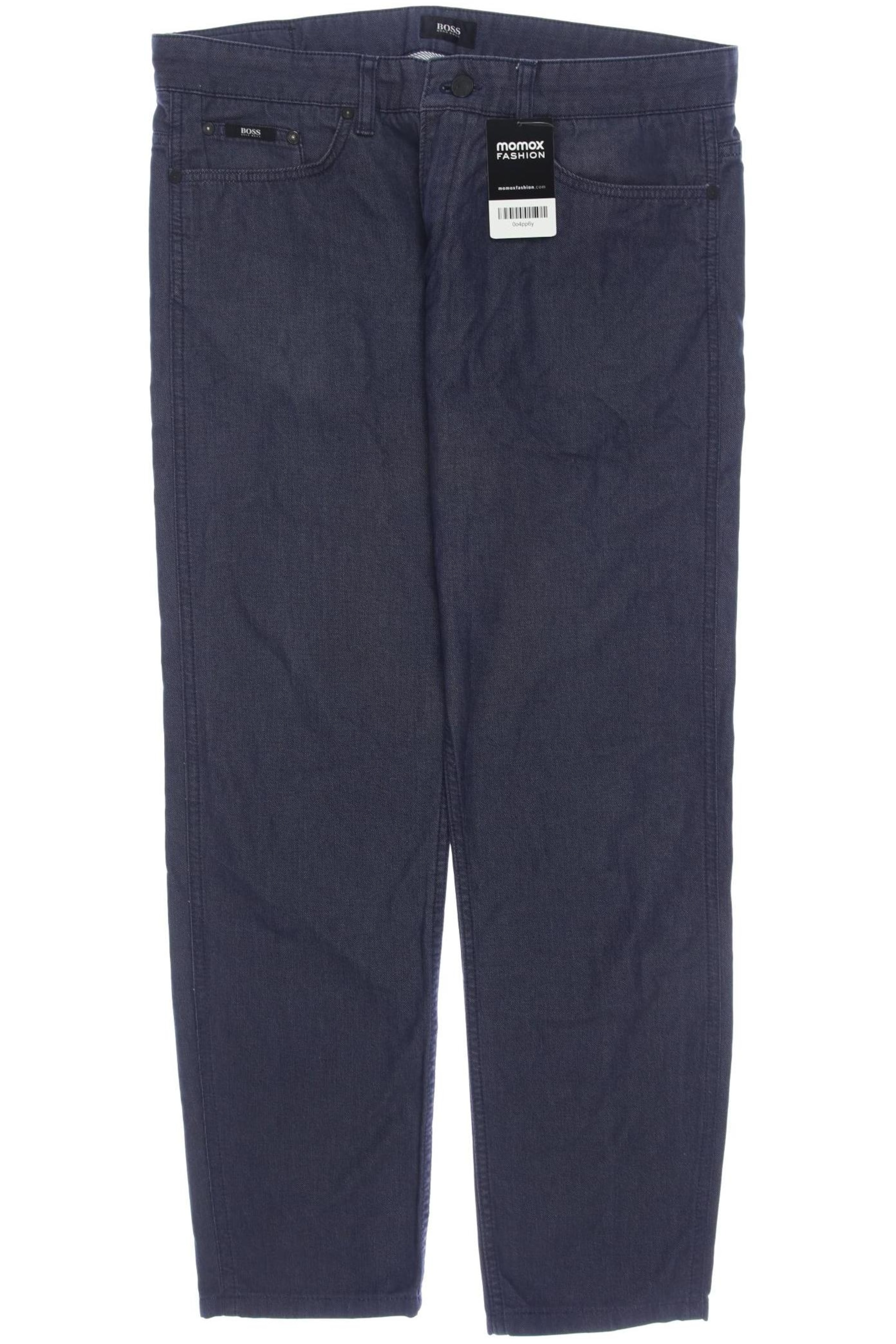 BOSS Black Stoffhose 36 in Blau: Vorderseite